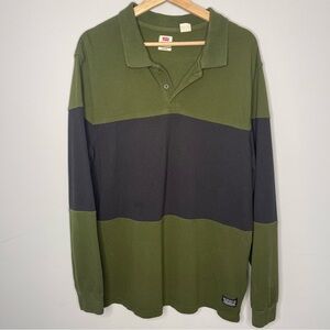 Levi’s Vintage Long Sleeve Striped Button Top (Large)